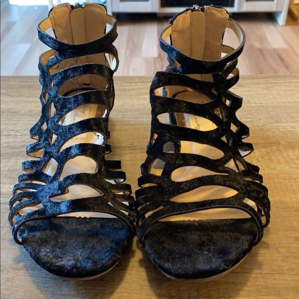 Black Strappy Sandals